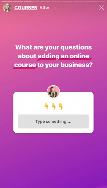 Instagram stāsts ar uzlīmi Jautājumi