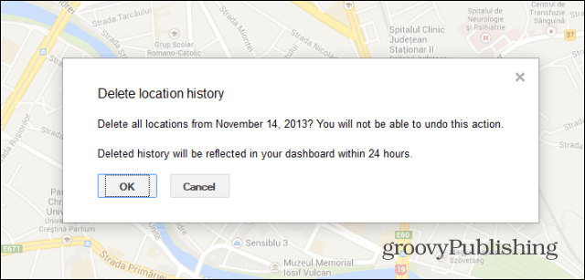 Google atrašanās vietu vēsture