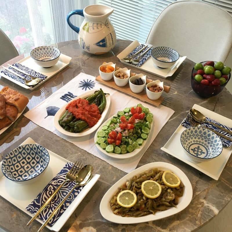 Īpaši prezentācijas ieteikumi brokastu galdiem Ramadāna svētku laikā