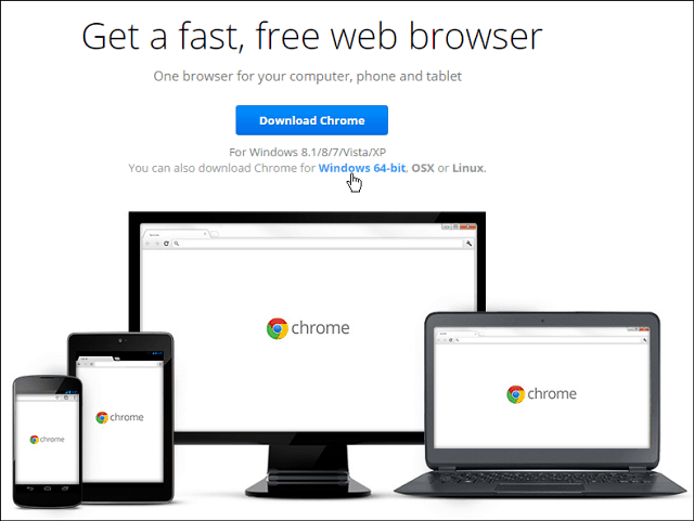 Google Chrome 64-Bit tagad ir pieejams operētājsistēmai Windows 7 un jaunākām versijām