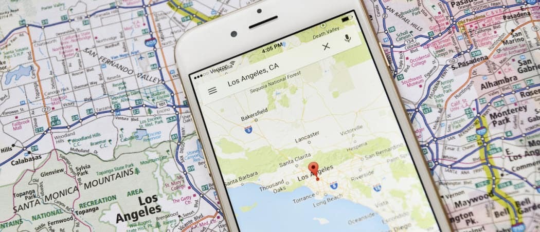 Kā notīrīt Google Maps meklēšanas vēsturi