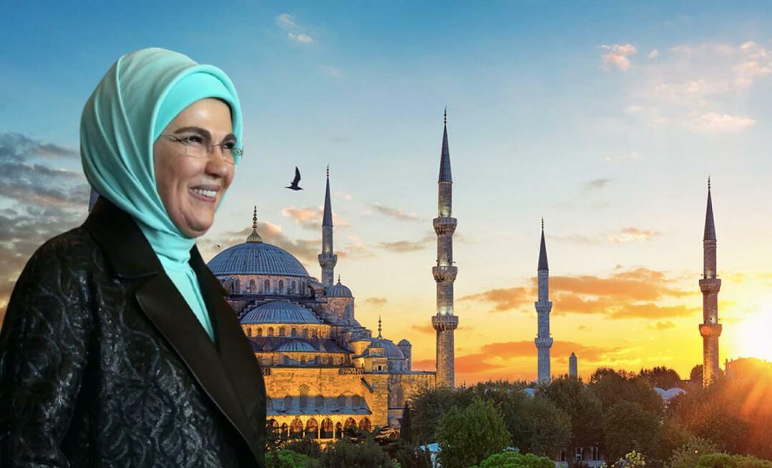 Dalīšanās Ramadānā no Emine Erdogan: Es novēlu, lai Ramadāns nes labklājību mūsu valstī
