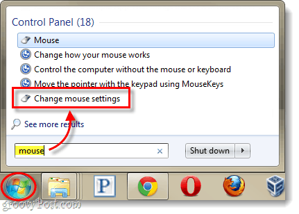 Windows Start menu peles iestatījumi
