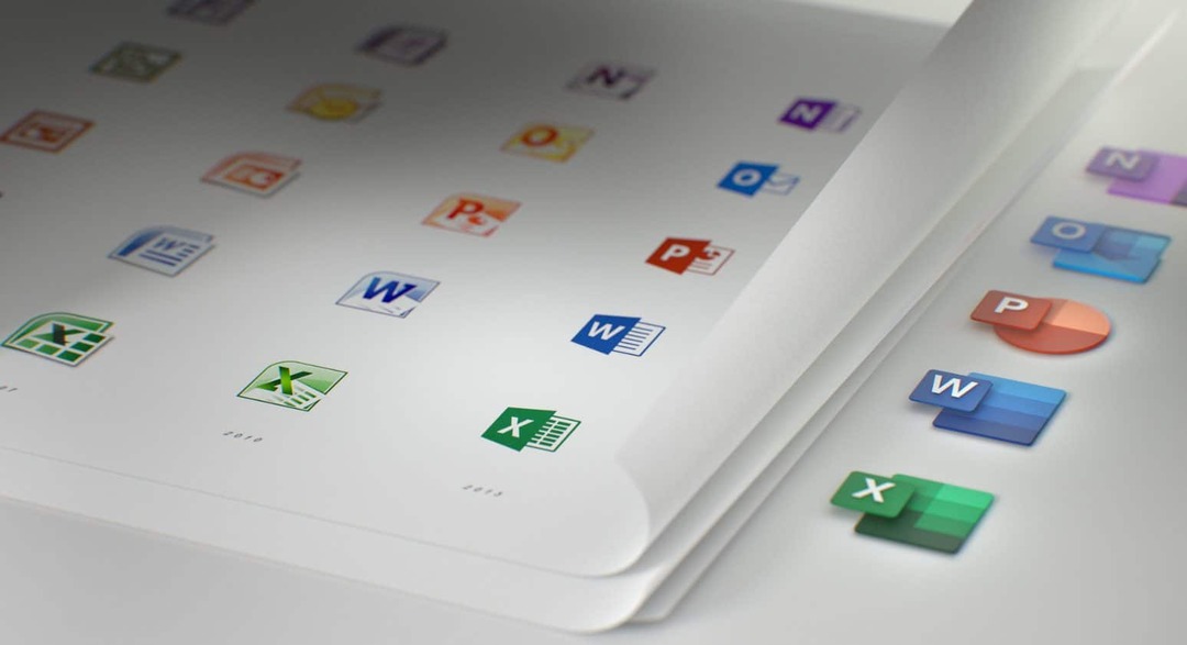 Jaunas Office 365 ikonas
