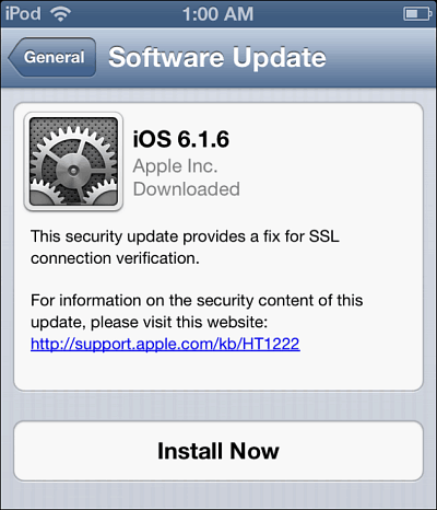 iOS 6 atjauninājums