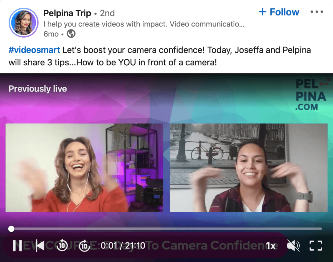LinkedIn video attēls no Pelpina Trip