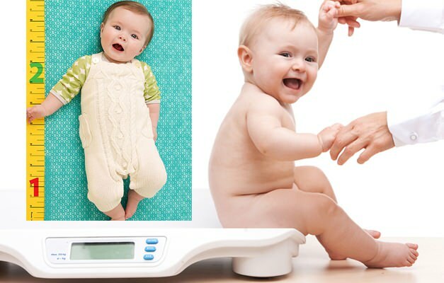 Kā aprēķināt augumu un svaru zīdaiņiem? Kā nosvērt bērnu mājās? Auguma un svara mērīšana zīdainim