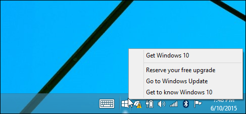 Iegūstiet Windows 10 ikonu