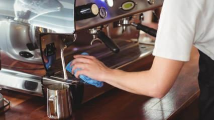 Vienkāršākie kafijas automāta tīrīšanas veidi! Vai no kafijas automāta iznāk kaļķi?