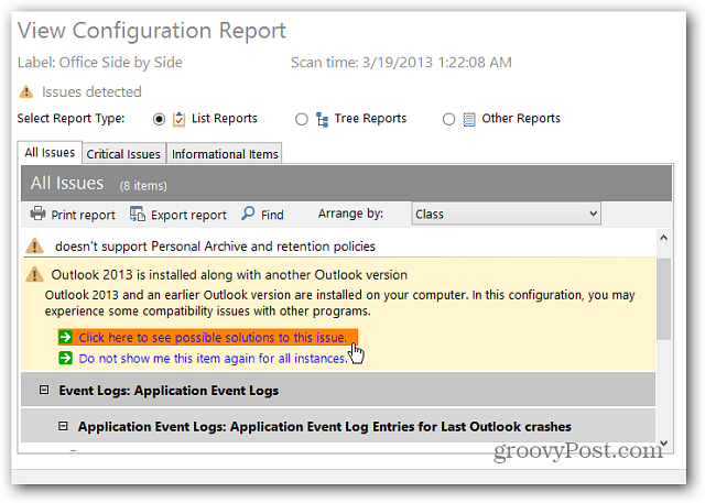 Izlabojiet Microsoft Office problēmas ar Office Configuration Analyzer Tool