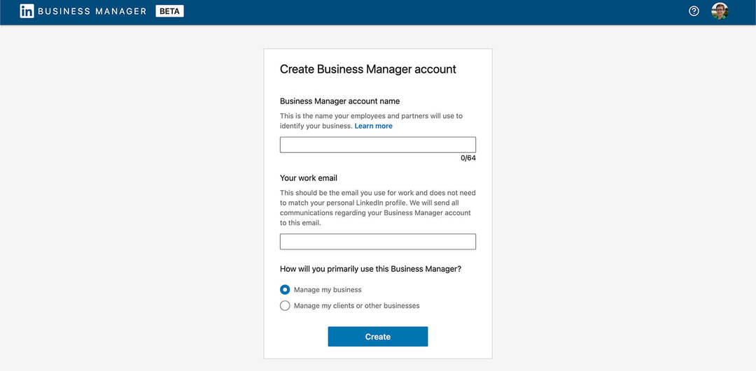 kā-to-get-started-linkedin-business-manager-create-creation-page-step-2