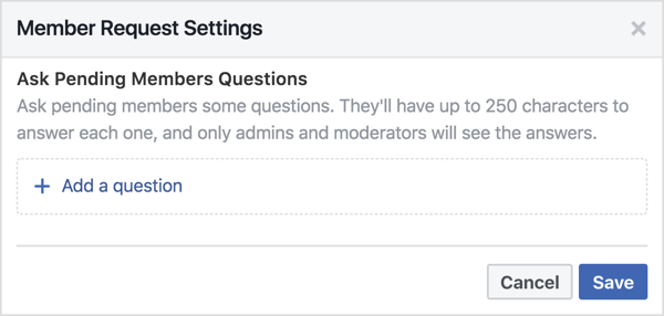 Jūs varat uzdot gaidošajiem Facebook grupas dalībniekiem 3 jautājumus.