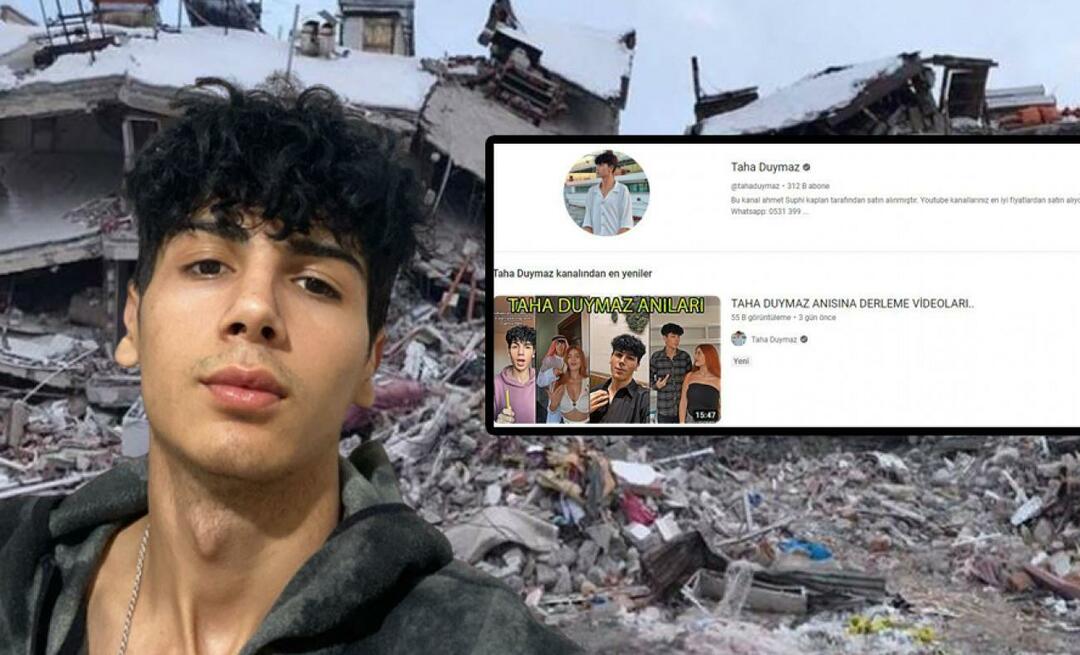 Akcijas no Taha Duymaz konta, kurš zaudēja dzīvību zemestrīcē, saņēma reakciju!