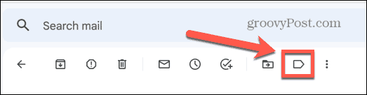 Gmail etiķešu ikona
