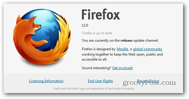 Kā automātiski atjaunināt Firefox