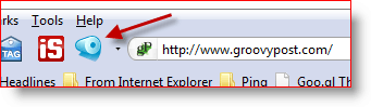 Jauna Firefox papildinājuma ikona rīkjoslā