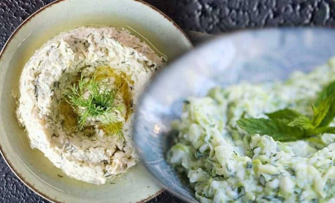 Kā pagatavot Ege reģiona uzkodu Nuraniye? Veselīgu Nuraniye Meze salātu recepte!