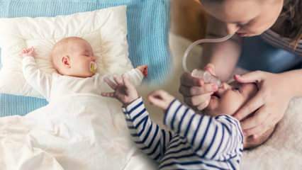 Kā tīrīt mazuļu degunu, nesāpot? Deguna nosprostošanās un tīrīšanas metode zīdaiņiem