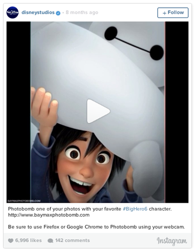 lielā varoņa instagram video ekrānuzņēmums