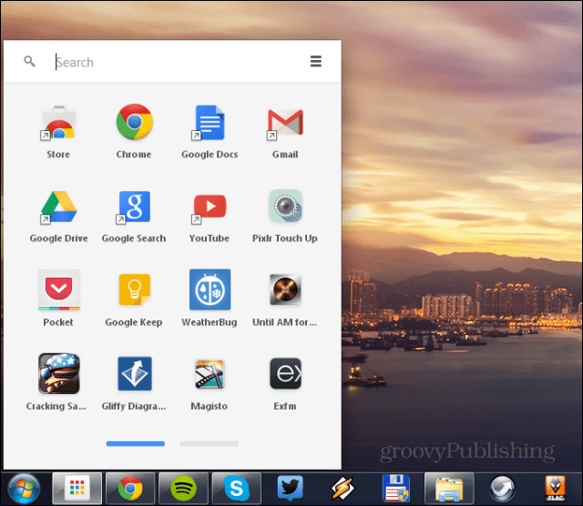 Google virza galddatoru Chrome lietotņu palaišanas programmu