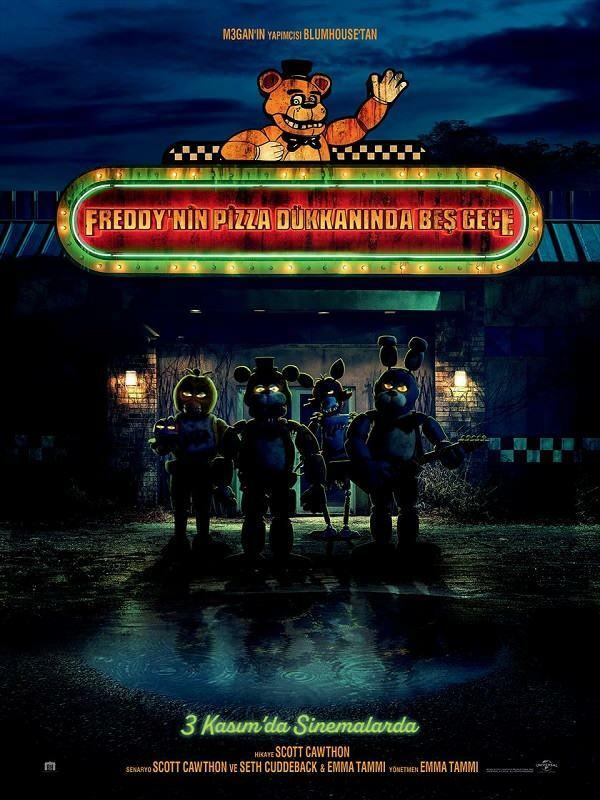 Filmas Five Nights at Freddy's Pizza plakāts