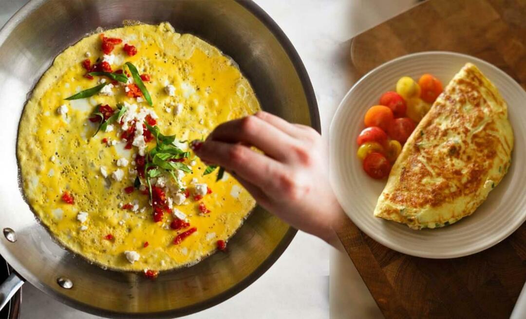 Recepte pufīgai omletei, kas ir pūkaina kā mākonītis! Kā no olām pagatavot olu kulteni?