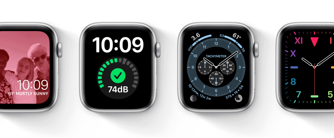 Apple Watch saskaras ar watchOS 7