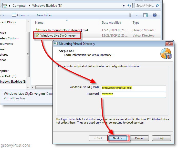 Windows Live SkyDrive pievienošana diska vēstulei pārlūkprogrammā Windows Explorer [Padomi]