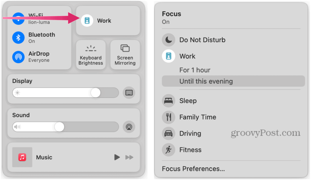 Kā izmantot Apple Focus operētājsistēmā Mac, lai uzlabotu koncentrēšanos
