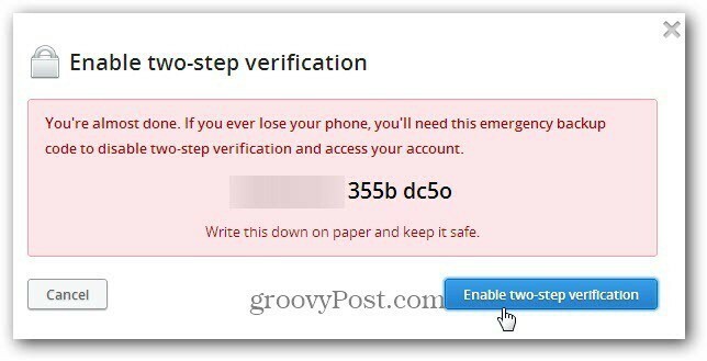 Kā iespējot Dropbox divpakāpju verifikāciju