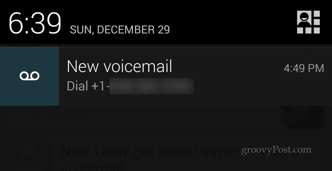 Noņemiet kaitinošās balss pasta paziņojumu operētājsistēmā Android