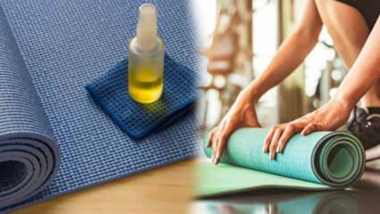 Kā tīrīt vienkāršāko pilates paklāju? Vispraktiskākais veids, kā tīrīt Pilates paklāju