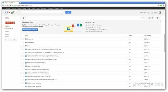Google disks Google dokumenti